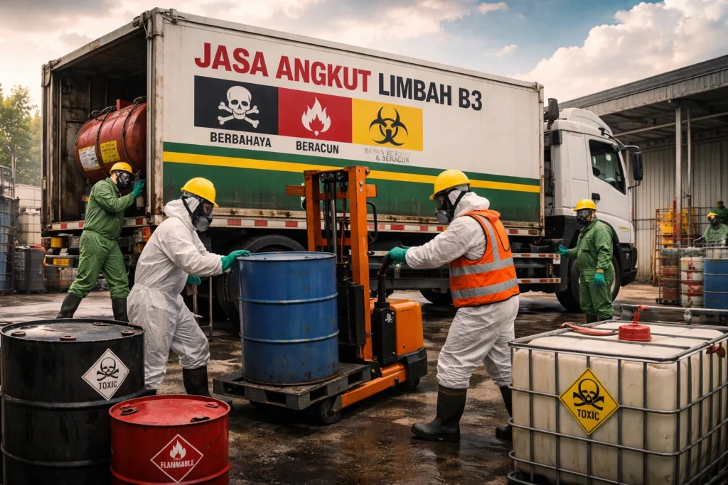 Jasa Pengolahan Limbah Berizin